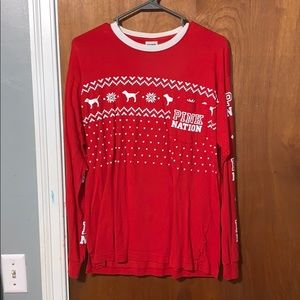 A holiday long sleeve shirt